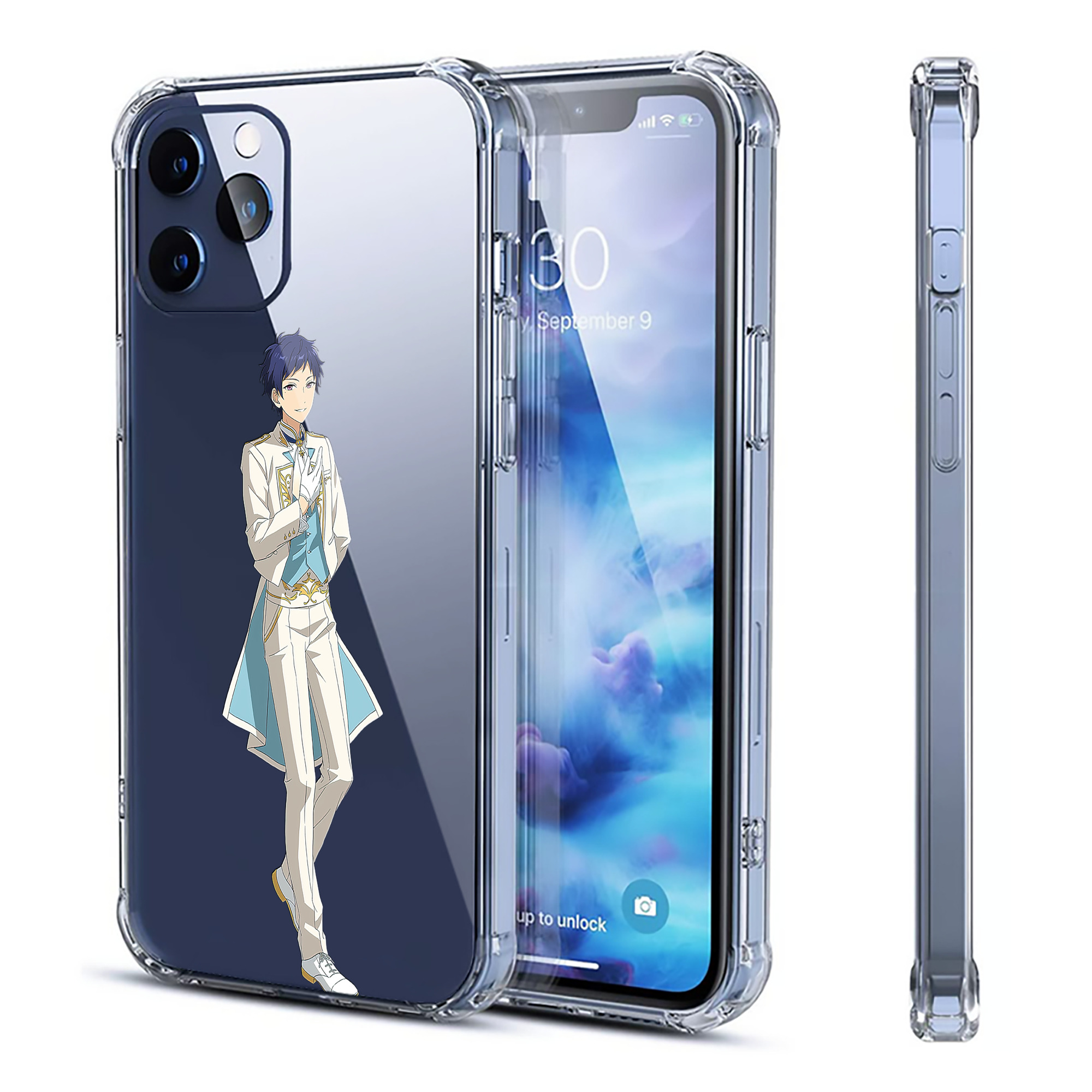 （画像用） あんさんぶるスターズ! Ensemble Stars 【iPhone 12シリーズ対応】透明スマホケース（クリアソフトケース）